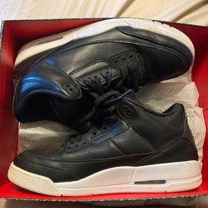 AIR JORDAN 3 RETRO 'CYBER MONDAY' Black and White